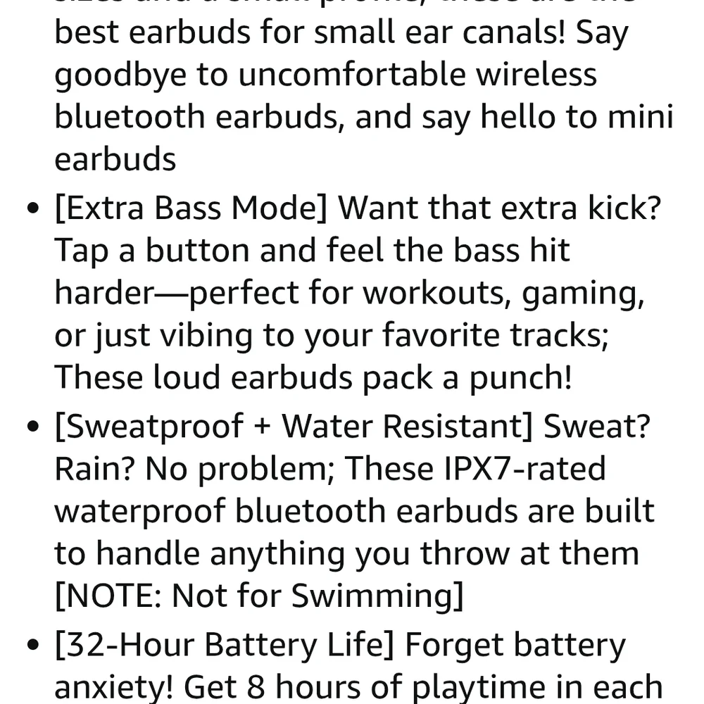 Lavender Wireless Earbuds with Charging Case
